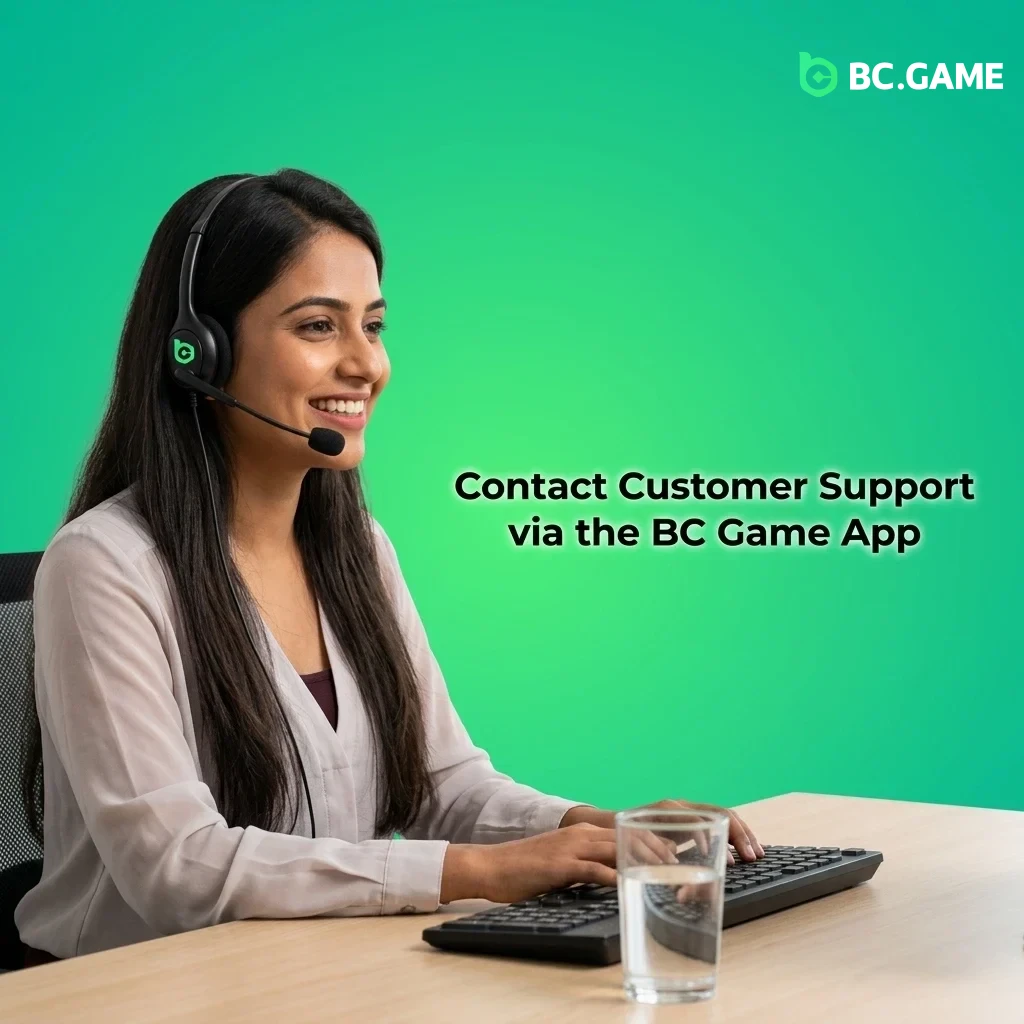 BC Game app customer support options including live chat, email, Telegram, and FAQ help centre available 24/7